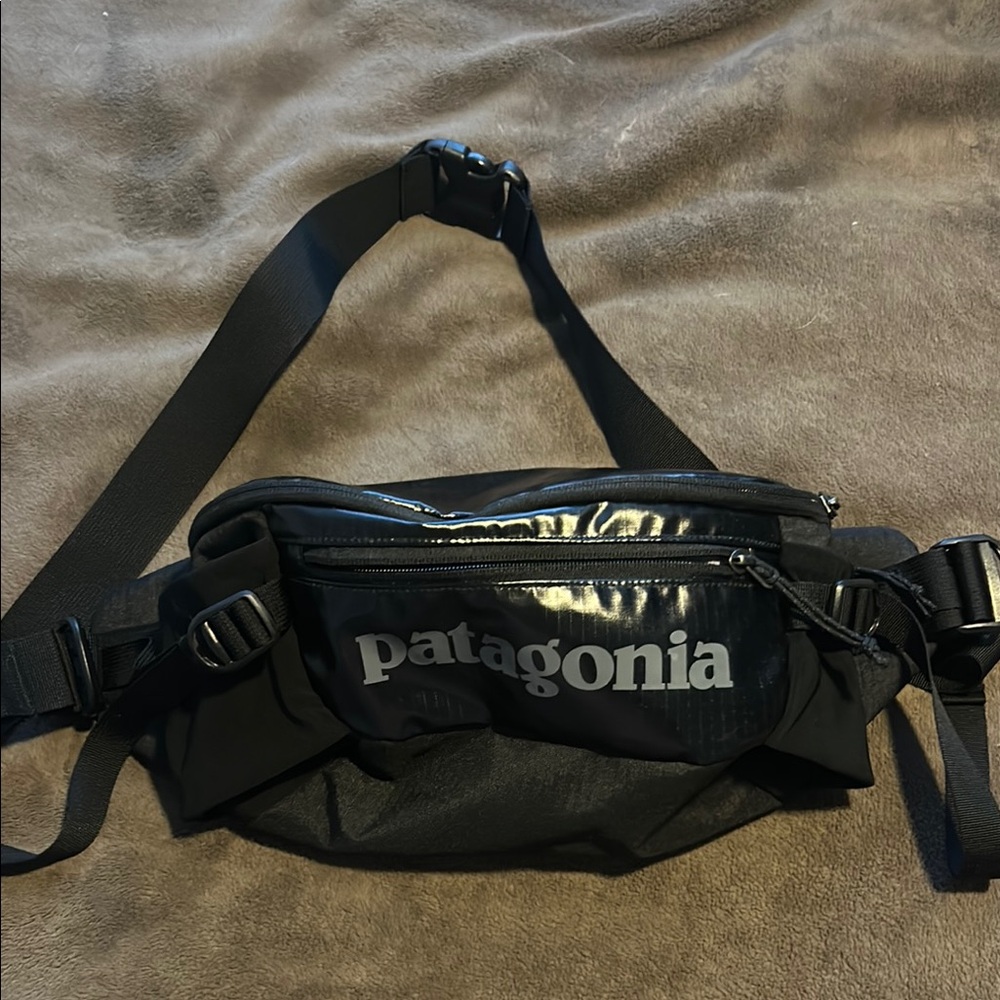 Patagonia Black Belt Bag with Adjustable Strap